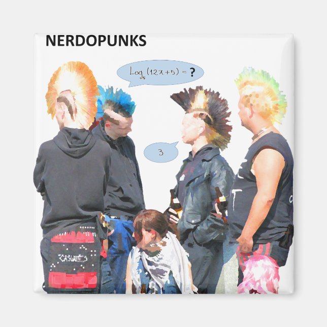 Imán Nerdopunks (Frente)