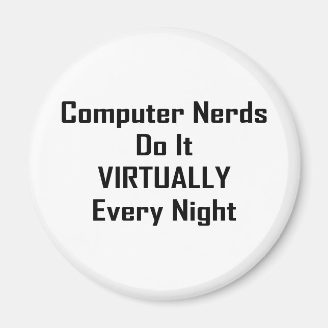 Imán Nerds Ocupados (Frente)