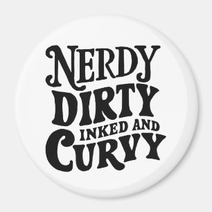 Imán Nerdy Dirty Inked and Curvy