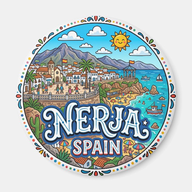 Imán Nerja, España (Frente)