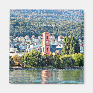 Imán Neuchatel, paisaje de Suiza