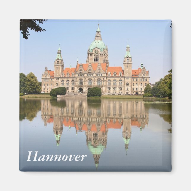 Imán Neues Rathaus en Hannover (Frente)