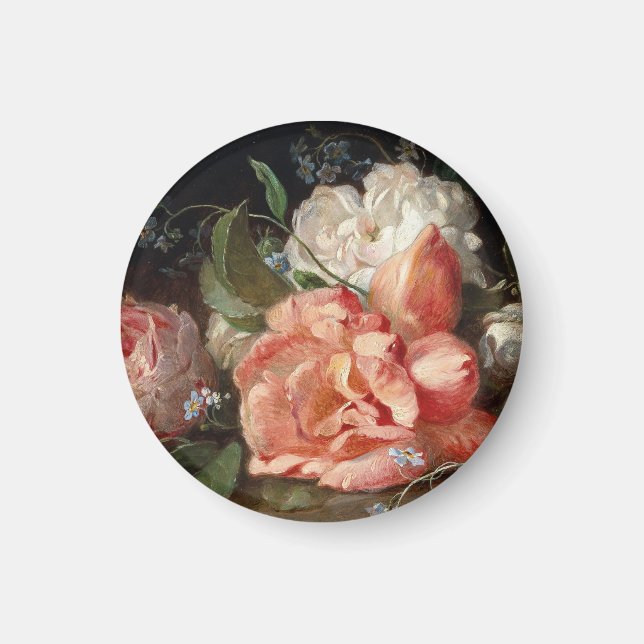 Imán Neugebauer J. Un Bouquet de flores con Rosas... (Frente)