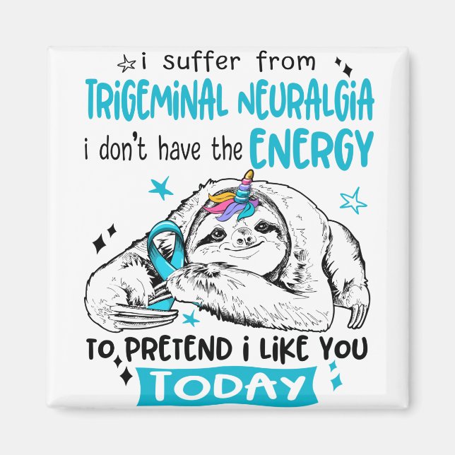 Imán Neuralgia trigeminal Conciencia Mes Regalos de Cin (Frente)