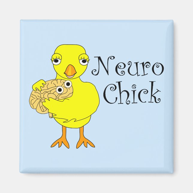 Imán Neuro Chick Text (Frente)