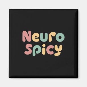 Imán Neuro Spicy Neurodiversidad Autismo Adhd