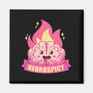 Imán Neurodiversidad Adhd Asd Autism Kawaii B