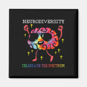 Imán Neurodiversidad Autismo cerebral Conciencia Asd Ad