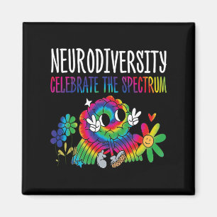 Imán Neurodiversidad Autismo cerebral Conciencia Asd Ad