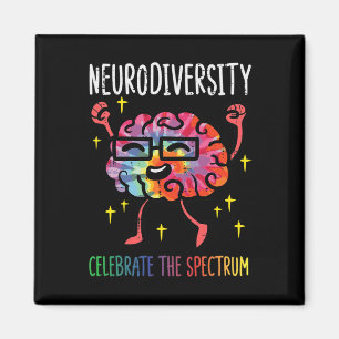 Imán Neurodiversidad Autismo cerebral Conciencia Asd Ad