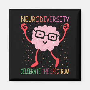 Imán Neurodiversidad Autismo cerebral Conciencia Asd Ad