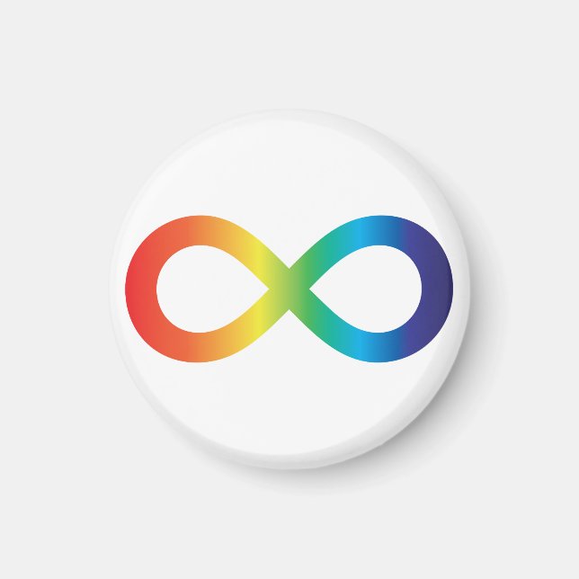 Imán Neurodiversidad Autismo Conciencia Aceptación Arco (Frente)