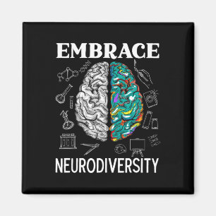 Imán Neurodiversidad Sensibilización Adhd Salud Mental