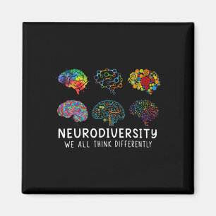 Imán Neurodiversidad Todos Pensamos Diferentemente En A