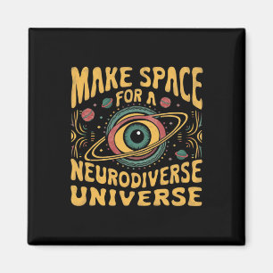 Imán Neurodiversidad Universo Neurodiversidad Autismo A