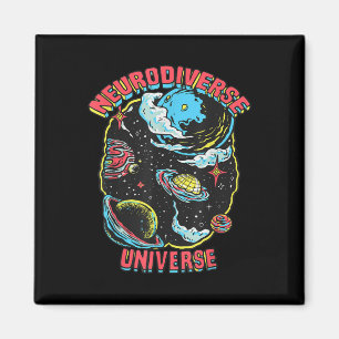 Imán Neurodiverso Universo Neurodiversidad Abrazo Adhd