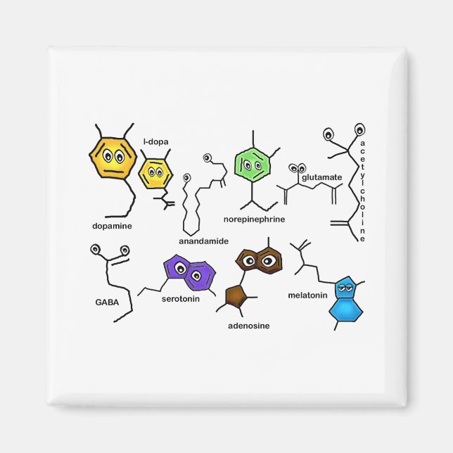 Imán Neurotransmisores accidentados (Frente)