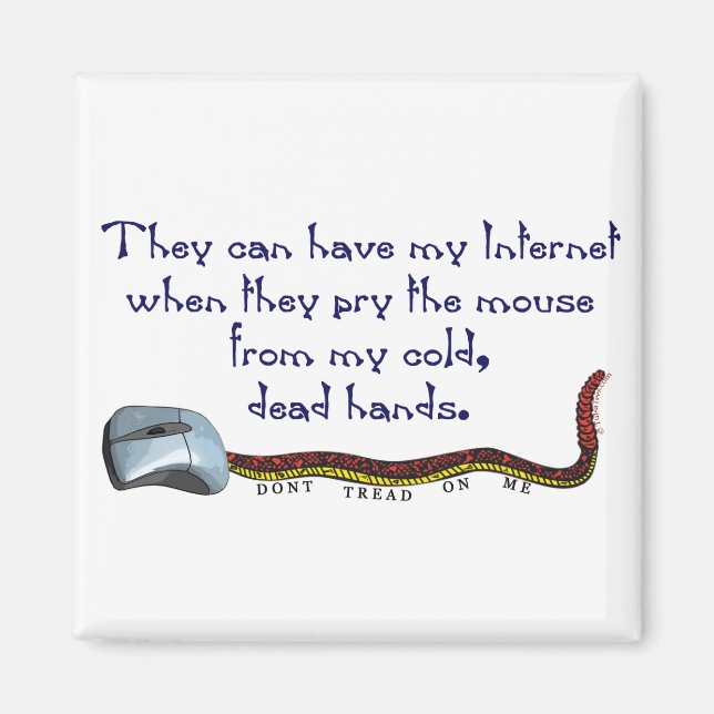 Imán Neutralidad de la red - Pry my Mouse (Frente)