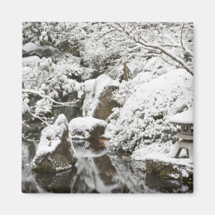 Imán Nevada en el jardín japonés de Portland, 2