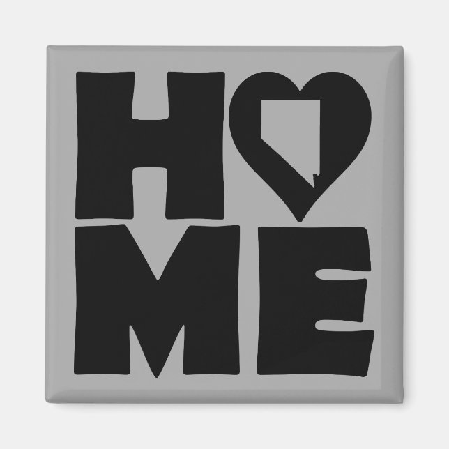 Imán Nevada Home Heart State Fridge Magnet (Frente)