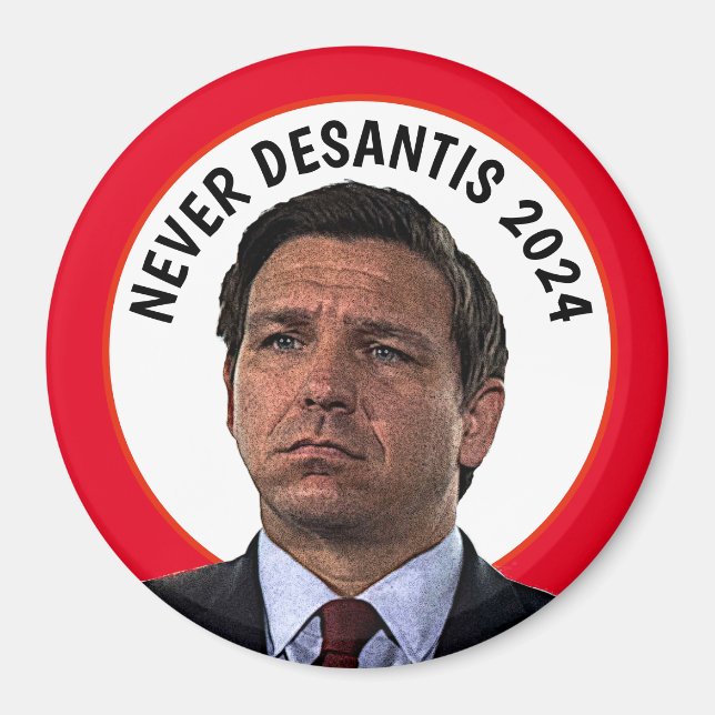 Imán Never DeSantis 2024 (Frente)