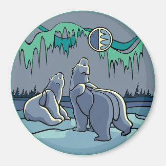 Imán Nevera de arte ártico Magnet Polar Oso Regalos de 