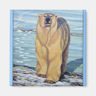 Imán Nevera de arte de oso polar Magent Regalos de arte