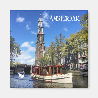 Imán Nevera del canal de Amsterdam por Velvet Escape