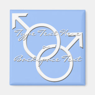 Imán Nevera del Orgullo Gay Magnetes del Amor del Hombr