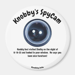 Imán Nevera divertida de espía de Knobby