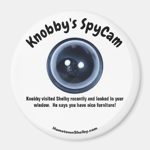 Imán Nevera divertida de espía de Knobby