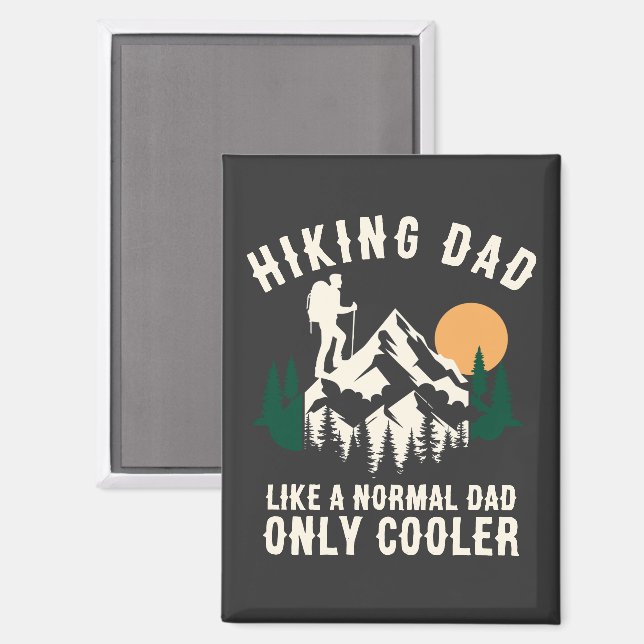 Imán Nevera divertida personalizada para papá que hace  (Anverso/Reverso)