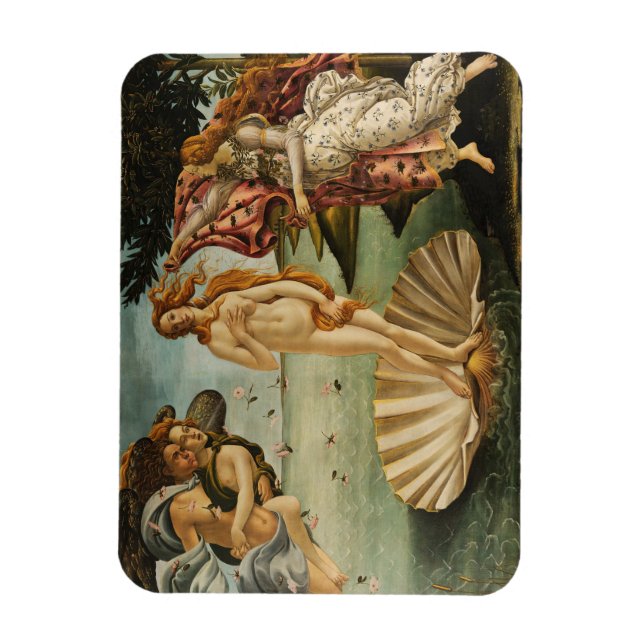 Imán Nevera El nacimiento de Venus Sandro Botticelli (Vertical)