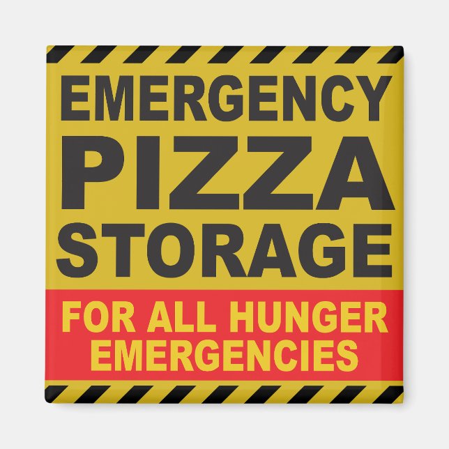 Imán nevera PIZZA STORAGE (Frente)