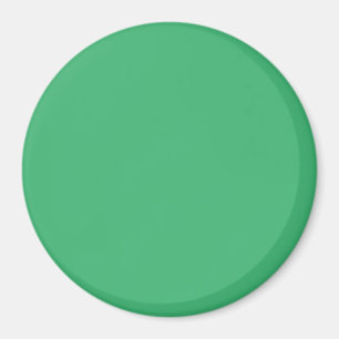 Imán Nevera redonda de 3 pulgadas: Verde Mar medio.
