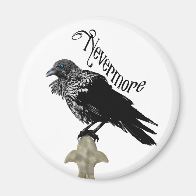 Imán Nevermore Raven (Frente)