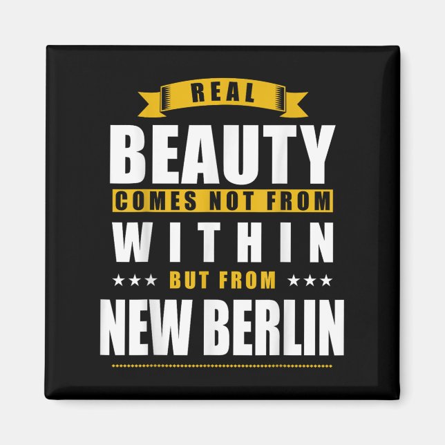 Imán New Berlin - Funny D City Gift  (Frente)