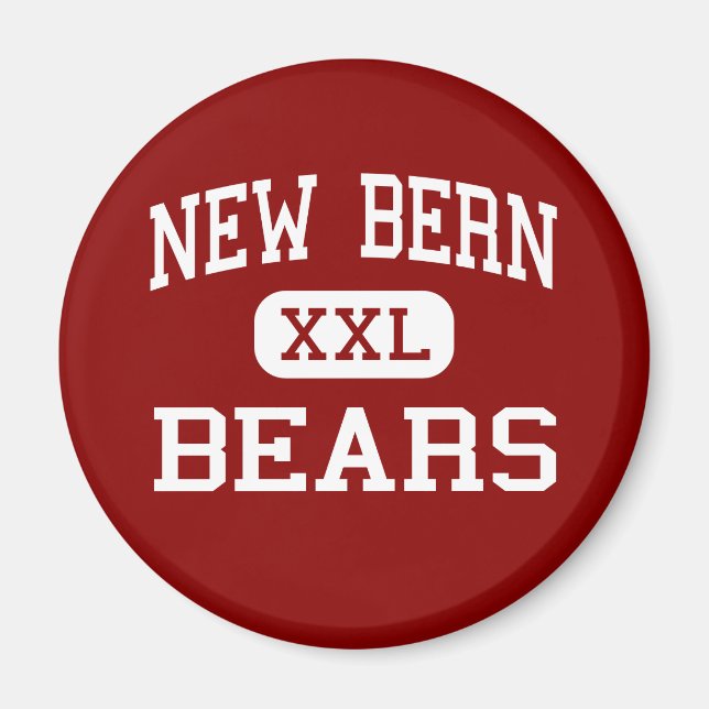 Imán New Bern - Bears - High - New Bern North Carolina (Frente)