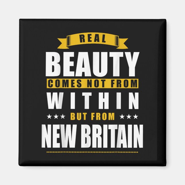 Imán New Britain - Funny D City Gift  (Frente)