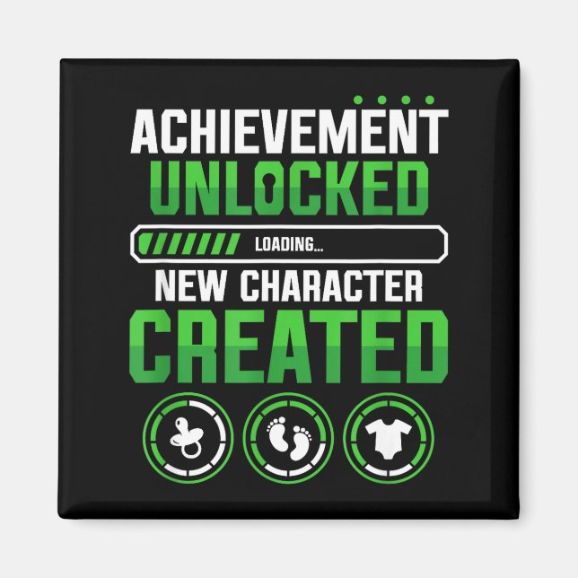 Imán New Character D Gamer Pregnancy Announcement  (Frente)