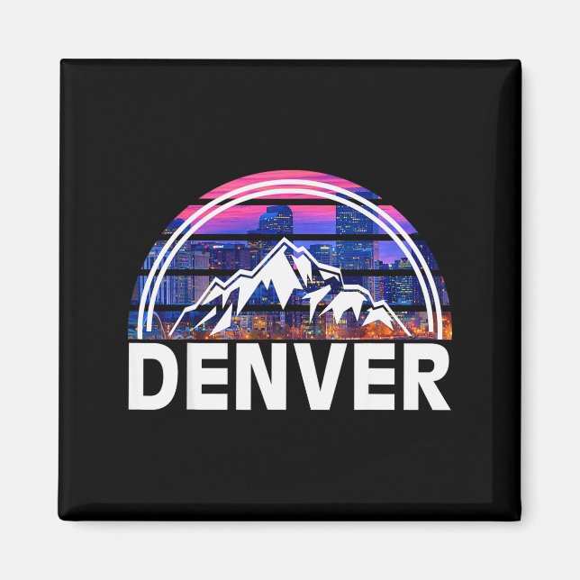 Imán New Colorado Denver State Shirt Gift Rocky Mountai (Frente)