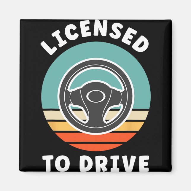 Imán New Driver Driver's Permit Celebration Teen Driver (Frente)