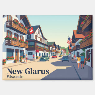 Imán New Glarus, Wisconsin EE. UU.