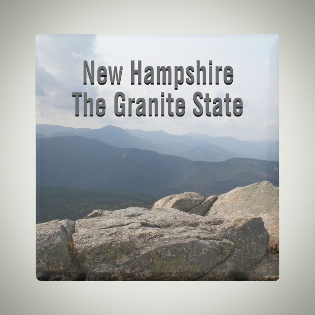 Imán New Hampshire Granite State Live Free or Die Photo (Subido por el creador)