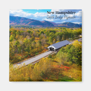 Imán New Hampshire Plymouth Smith Bridge Magnet