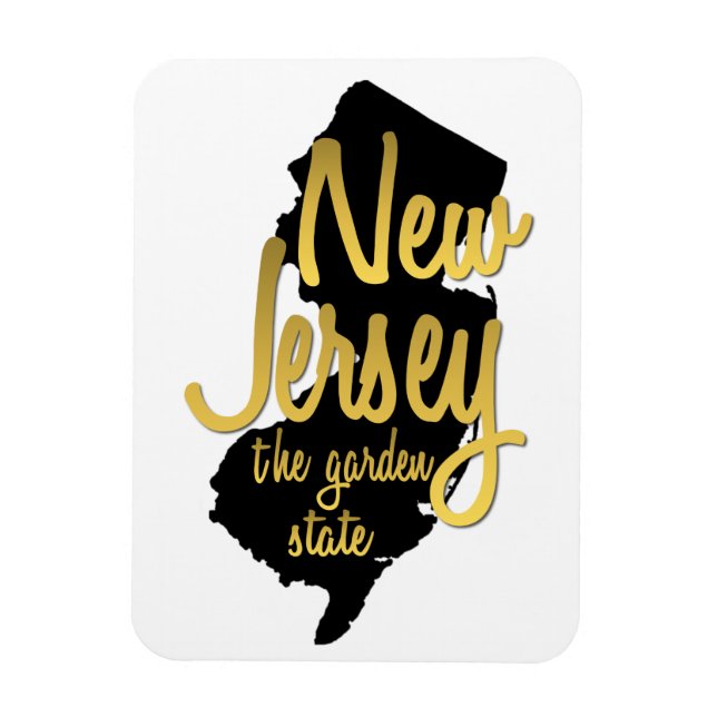 Imán New Jersey The Garden State (Vertical)