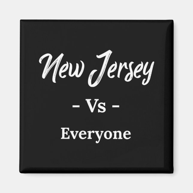 Imán New Jersey Vs Everyone  (Frente)