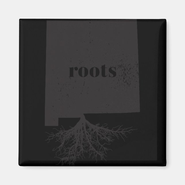 Imán New Mexico Roots State Map Shirt Home Love Pride G (Frente)