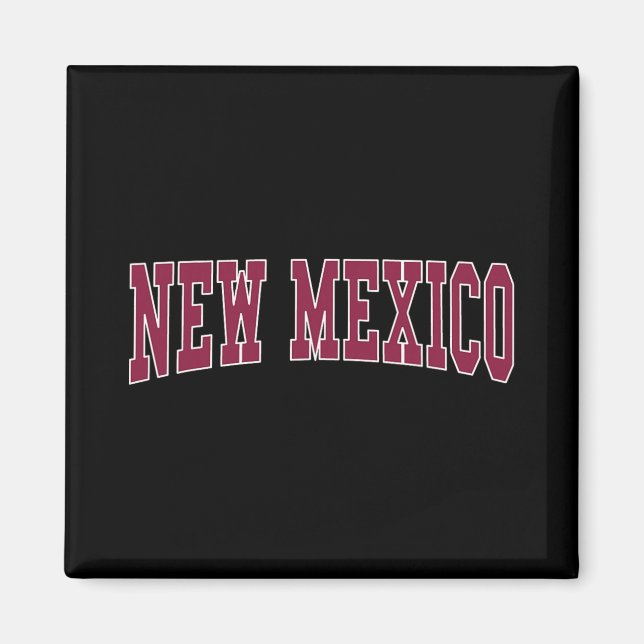 Imán New Mexico - Throwback Design - Clic  (Frente)