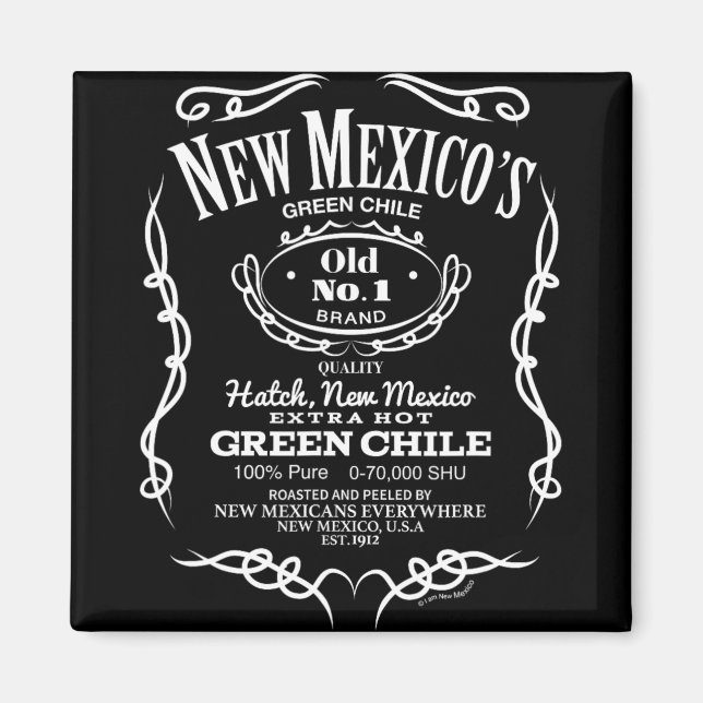 Imán New Mexico's Old No. 1 Hatch Green Chile Novelty D (Frente)
